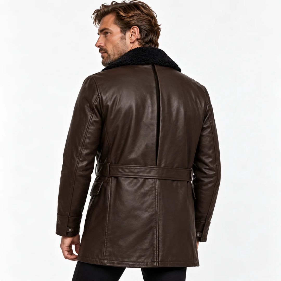 Barry Keoghan Peaky Blinders Duke Shelby Leather Trench Coat