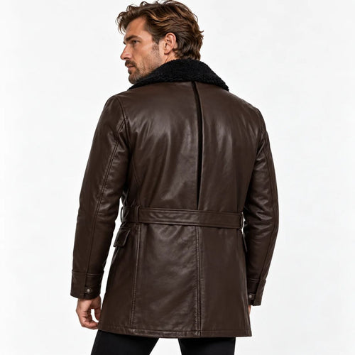 Barry Keoghan Peaky Blinders Duke Shelby Leather Trench Coat