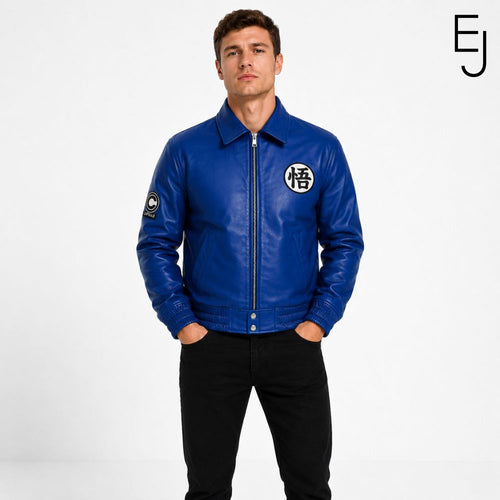 Dragon Ball Capsule Corp Goku Leather Jacket