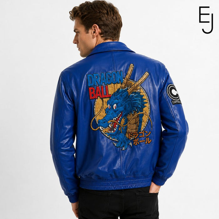 Dragon Ball Capsule Corp Goku Leather Jacket