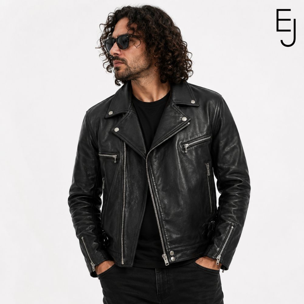Eddie Munson Biker Leather Jacket
