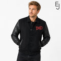 Michael Jackson MJ Bad World Tour Black Varsity Bomber Wool Jacket