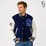 Michael Jackson Sonic the Hedgehog SEGA varsity jacket - front view