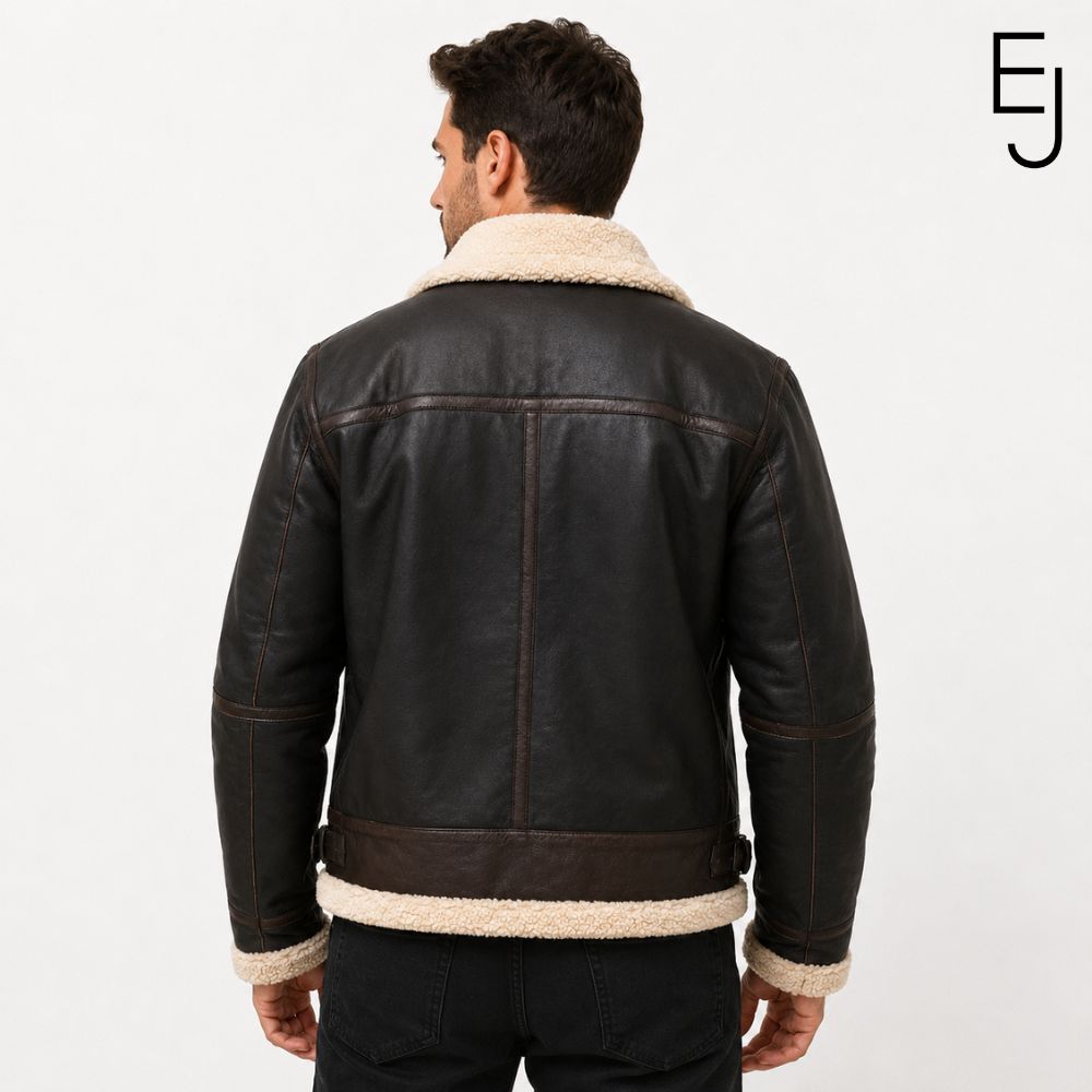 Resident Evil 4 Leon Kennedy Shearling Jacket