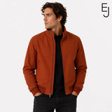 Steve Harrington brown suede jacket with stand-up collar