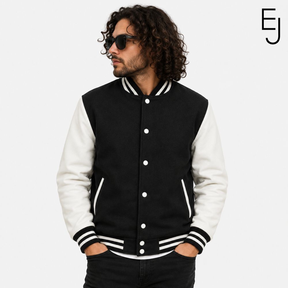 Hellfire Club Eddie Munson Wool & Leather Varsity Jacket
