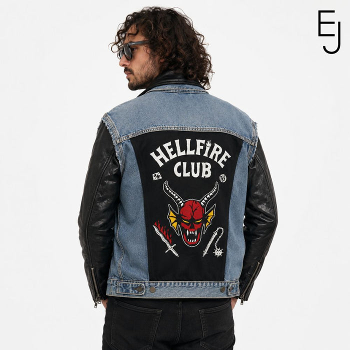Eddie Munson Hellfire Club jacket from Stranger Things - front view