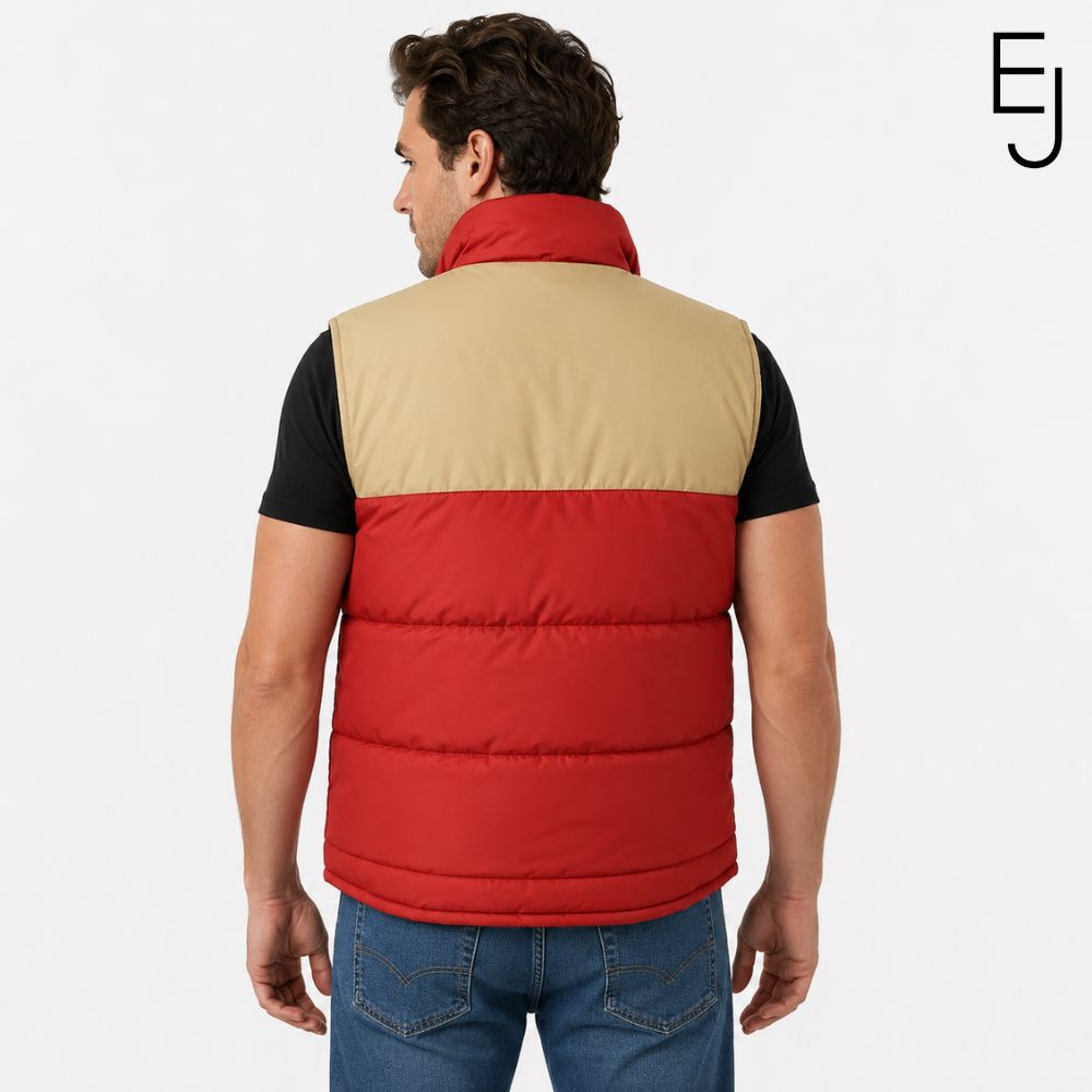 Will Byers Red & Tan Puffer Vest – Stranger Things Season 4