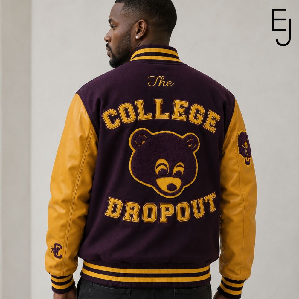 Kanye West The College Dropout Chi-Town Varsity Jacket