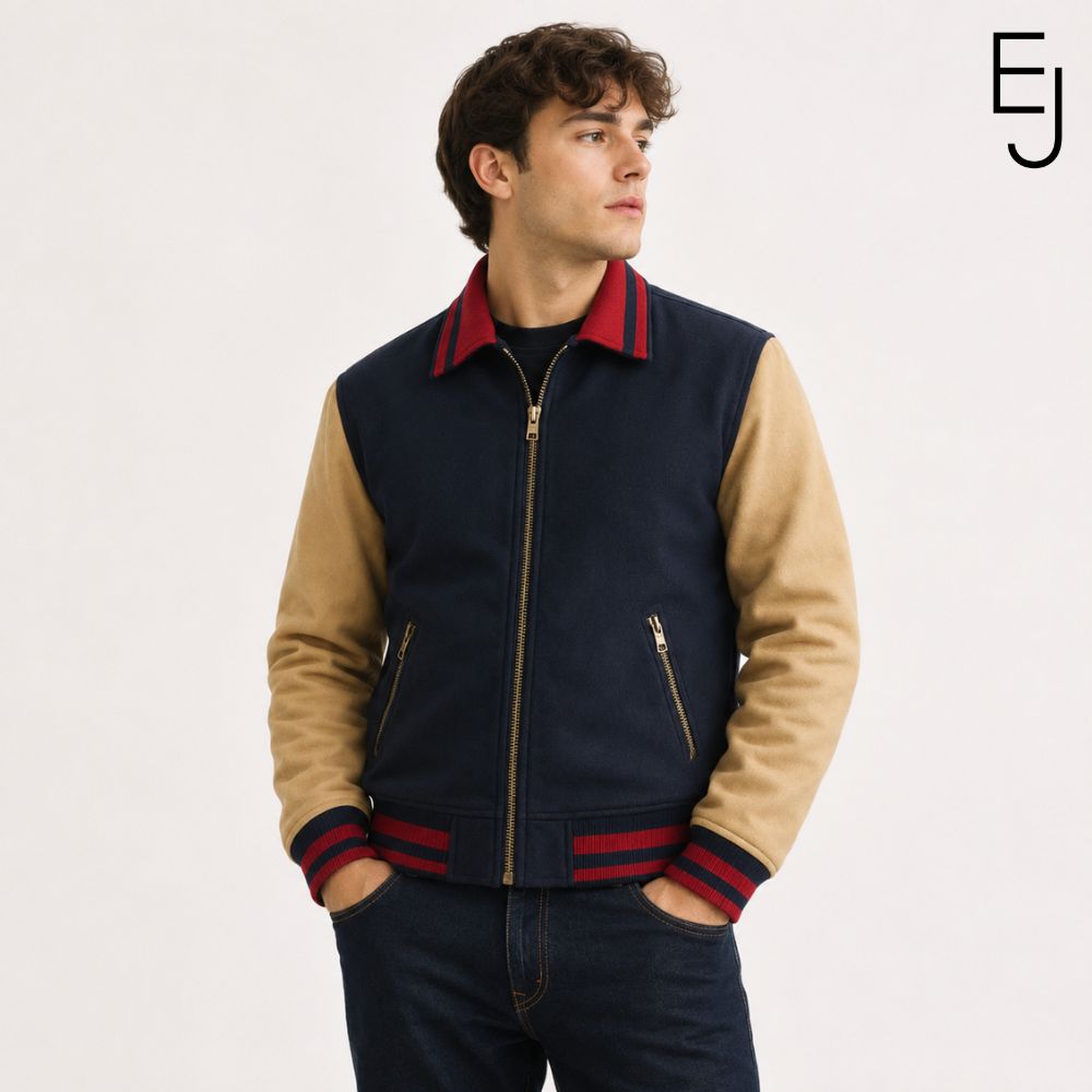 Will Byers Stranger Things Bomber Wool Jacket
