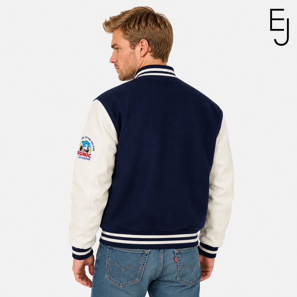 Michael Jackson Sonic The Hedgehog Varsity Jacket