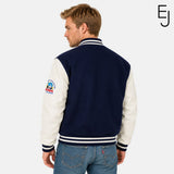MJ SEGA Sonic 1991 varsity jacket back design