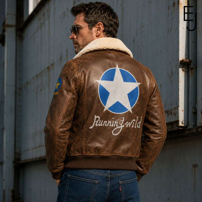 Terry Bogard Running Wild Leather Jacket